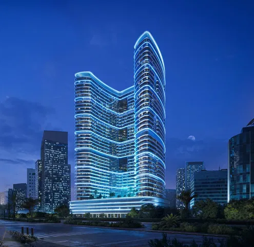 Kitchen; kitchen appliances, wood floor, natural light, modern style