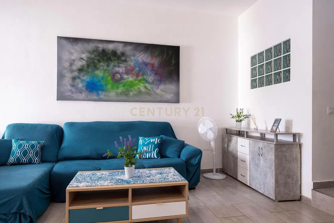 Kitchen; kitchen appliances, tile floor, natural light, modern style