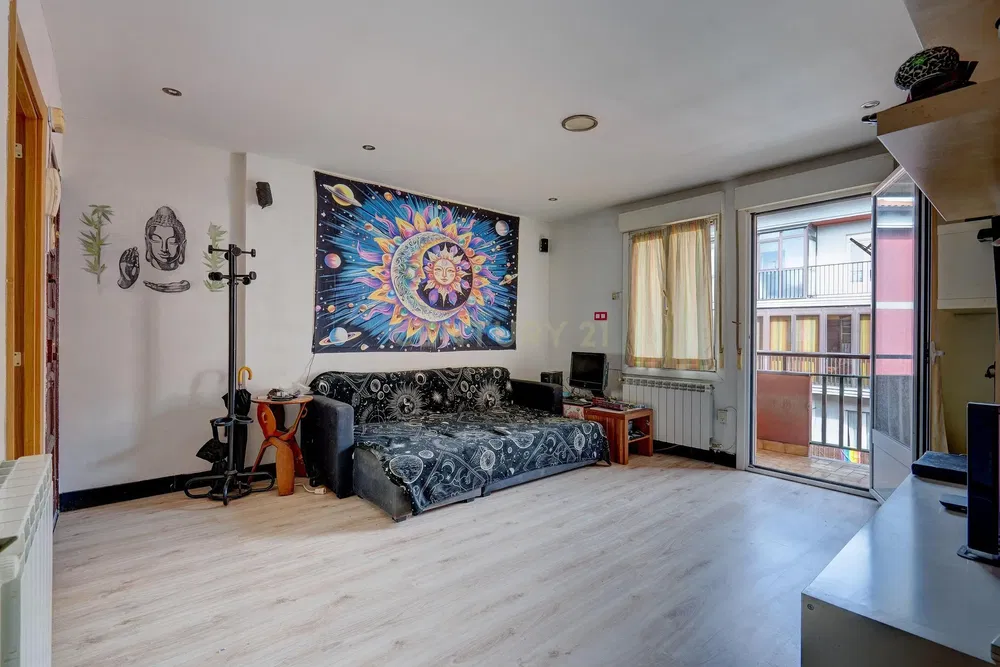 Kitchen; kitchen appliances, wood floor, natural light, modern style