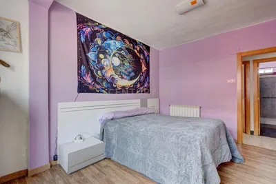 Kitchen; kitchen appliances, wood floor, natural light, modern style