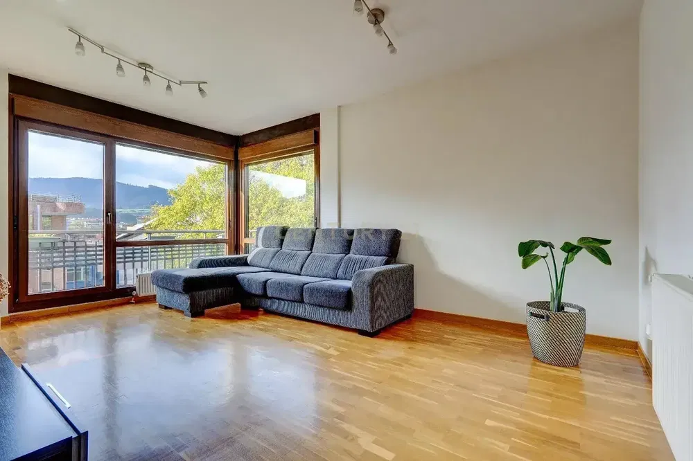 Keuken; keukenapparatuur, houten vloer, natuurlijk licht, moderne stijl