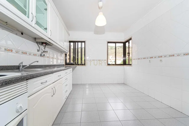 Kitchen; kitchen appliances, wood floor, natural light, modern style