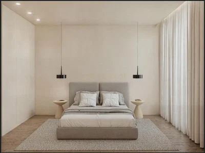 Cuisine; électroménager, parquet, lumière naturelle, style moderne