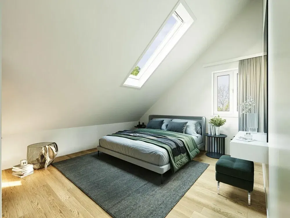 Cozinha; eletrodomésticos, chão de madeira, luz natural, estilo moderno