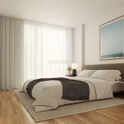 Cuisine; électroménager, parquet, lumière naturelle, style moderne