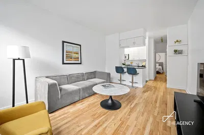 Kuchyně; kuchyňské spotřebiče, dřevěná podlaha, přirozené světlo, moderní styl