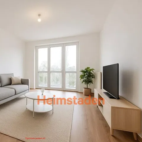 Keuken; keukenapparatuur, houten vloer, natuurlijk licht, moderne stijl