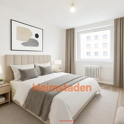 Kuhinja; kuhinjski aparati, drveni pod, prirodno svjetlo, moderni stil