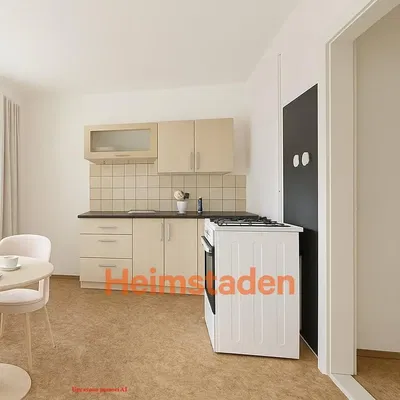 Кухня; кухненски уреди, дървен под, естествена светлина, модерен стил