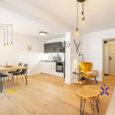 Kuhinja; kućanski aparati, drveni pod, prirodna svjetlost, moderan stil