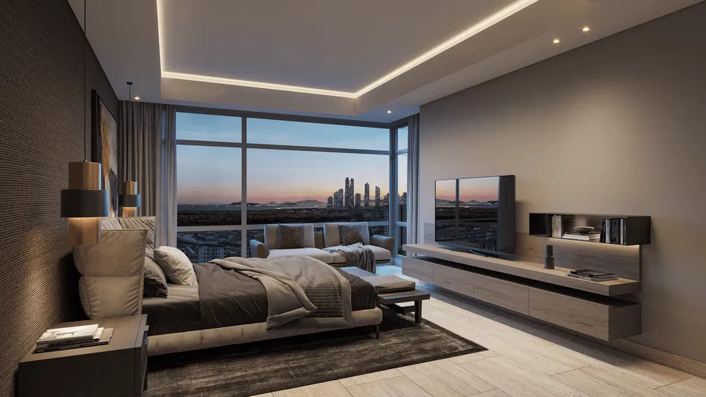 Кухиња; кухињски апарати, дрвени под, природно светло, модерни стил