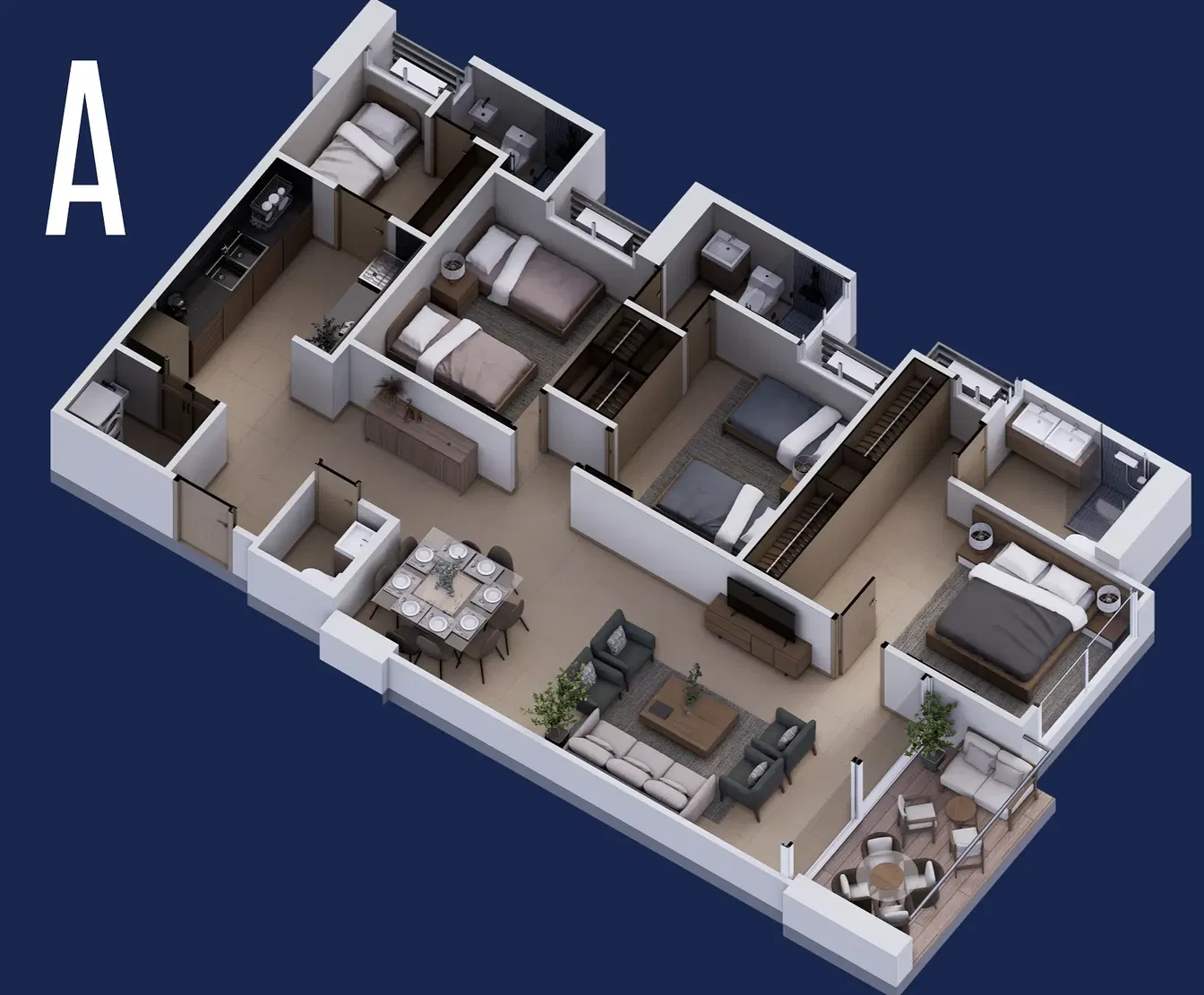 Mutfak; mutfak aletleri, fayans zemin, doğal ışık, modern stil