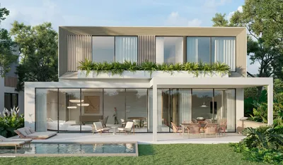 Kuchyně; kuchyňské spotřebiče, dřevěná podlaha, přirozené světlo, moderní styl