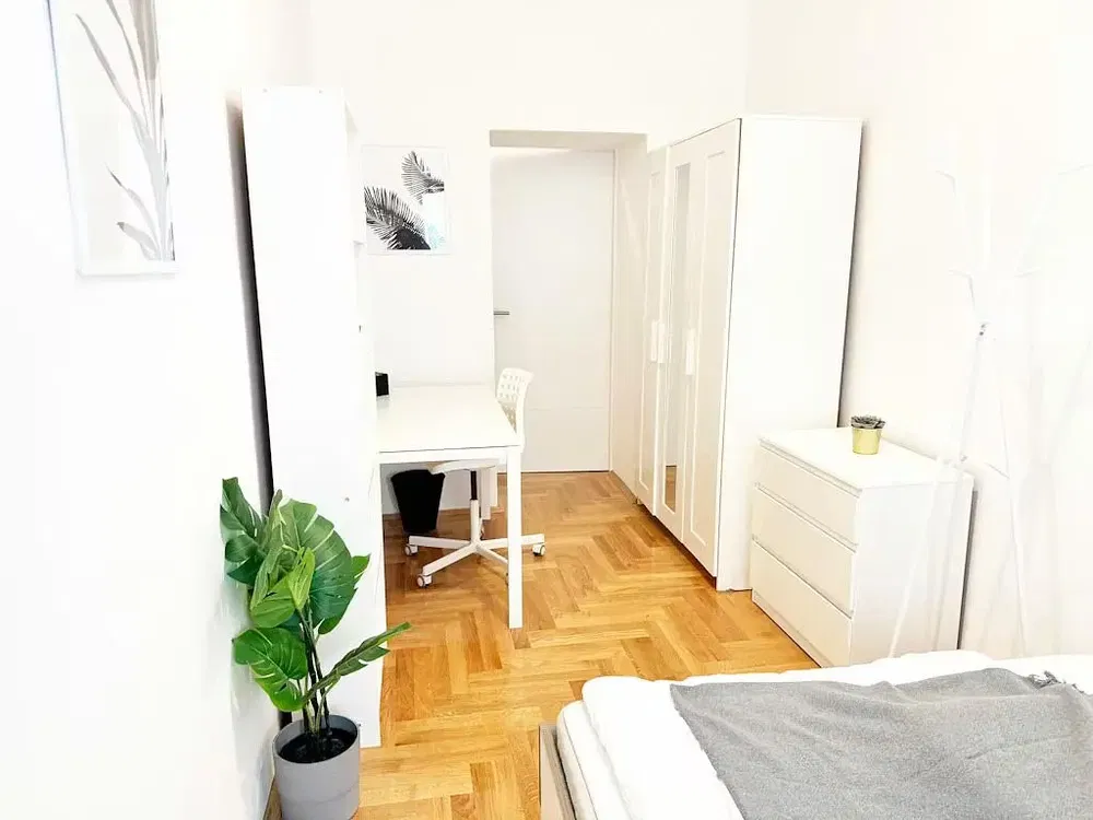 Küche; küchengeräte, holzboden, tageslicht, moderner stil