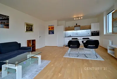 Kuchnia; sprzęt kuchenny, podłoga drewniana, światło dzienne, styl nowoczesny