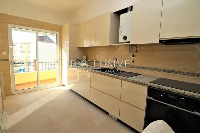 Kuchyně; kuchyňské spotřebiče, dřevěná podlaha, přirozené světlo, moderní styl