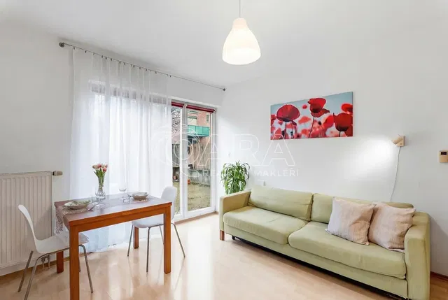 Кухня; кухненски уреди, дървен под, естествена светлина, модерен стил