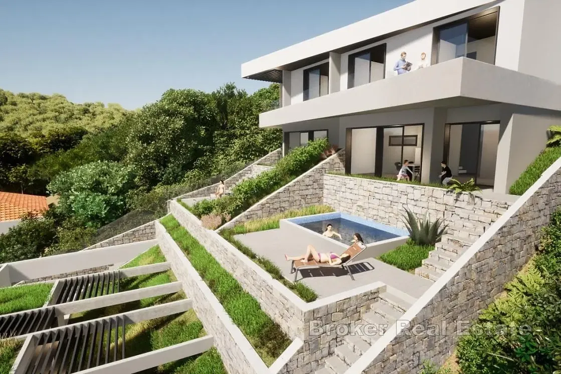 Salon; parquet, lumière naturelle, style moderne