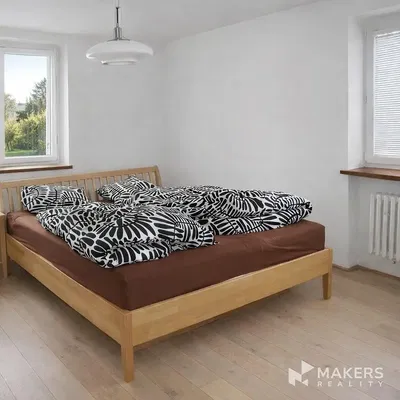 Kitchen; kitchen appliances, wood floor, natural light, modern style