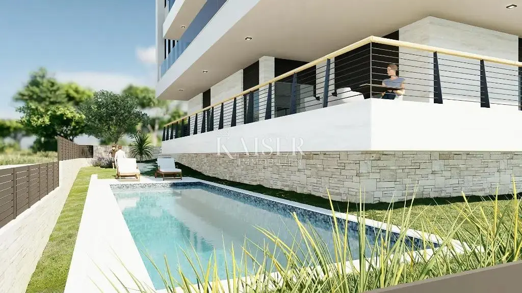 Küche; küchengeräte, holzboden, tageslicht, moderner stil