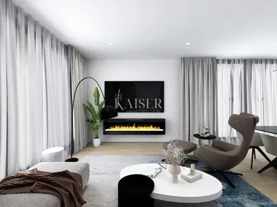 Cucina; elettrodomestici, pavimento in legno, luce naturale, stile moderno