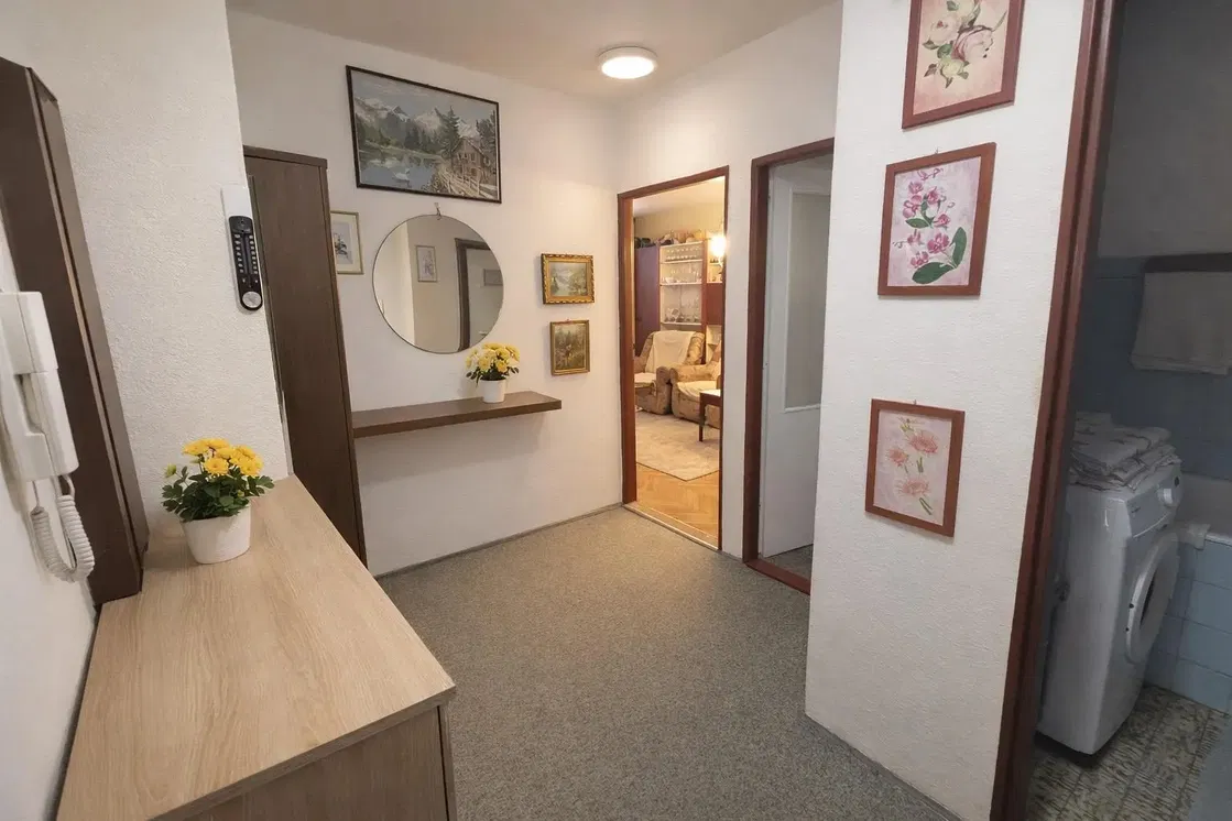 Kuhinja; kuhinjski aparati, drveni pod, prirodno svjetlo, moderni stil