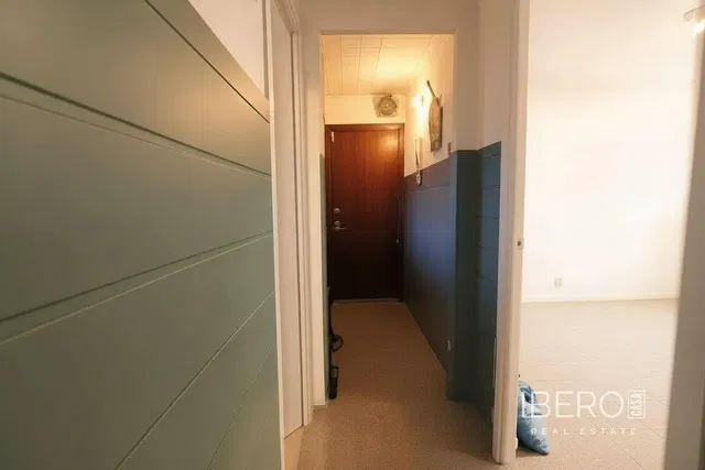 Kitchen; kitchen appliances, wood floor, natural light, modern style