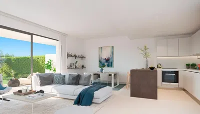 Salón; vista, luz natural, estilo moderno