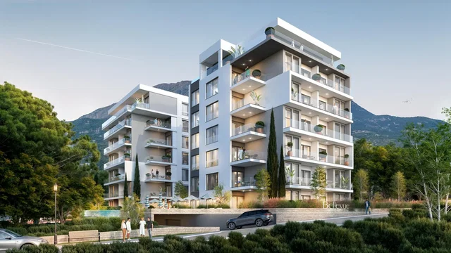 Casa e arredores; vista