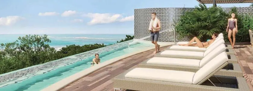 Terrasse; vue, lumière naturelle