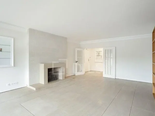 Living room; fireplace, natural light, tile floor