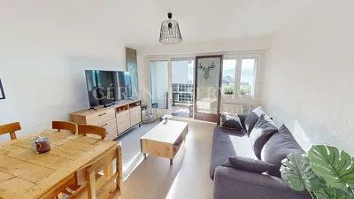 Wohnzimmer; blick, holzboden, tageslicht, moderner stil