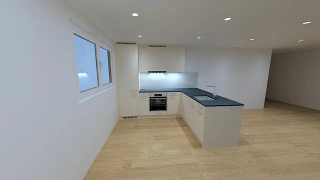 Κουζίνα; συσκευές κουζίνας, φυσικό φως, πλακάκια, ανακαινισμένο