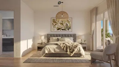 Bedroom; natural light, modern style, wood floor