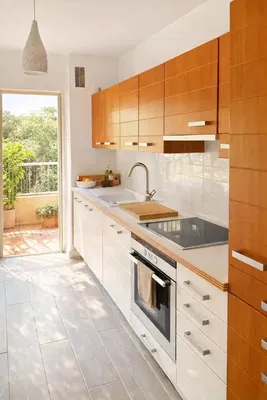 Küche; küchengeräte, blick, tageslicht