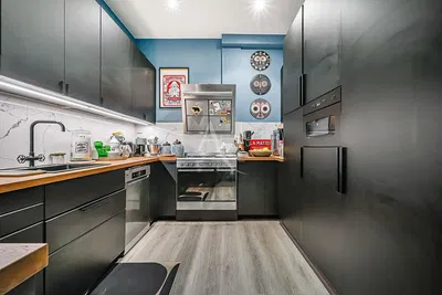 Kuchyně; kuchyňské spotřebiče, po rekonstrukci, moderní styl