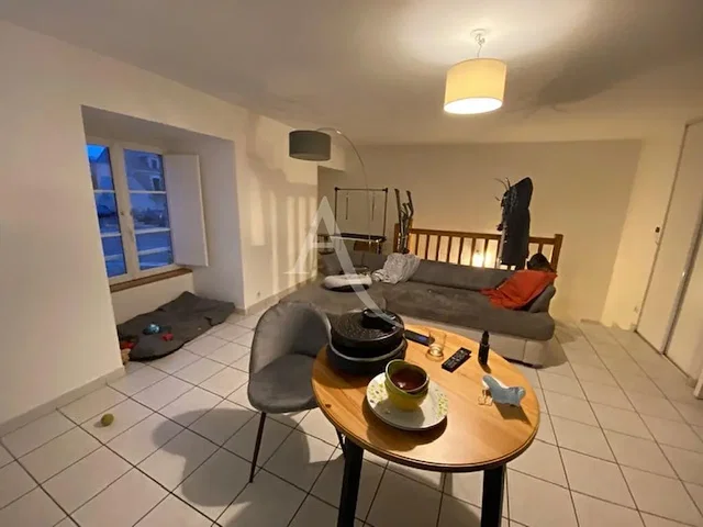 Living room; tile floor, natural light