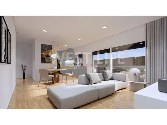 Obývací pokoj; přirozené světlo, moderní styl, dřevěná podlaha