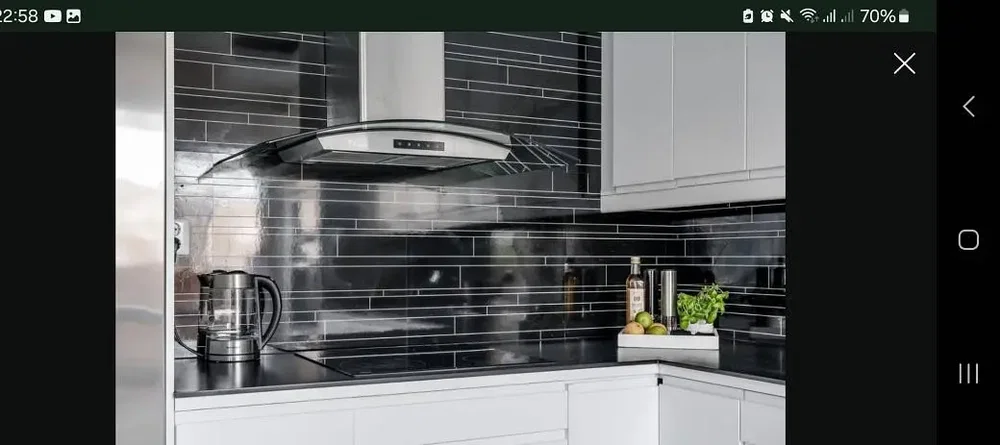 Cuisine; électroménager, lumière naturelle