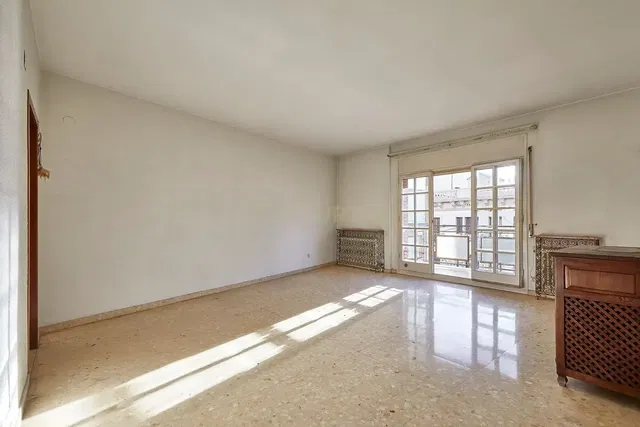 Living room; natural light, tile floor, view