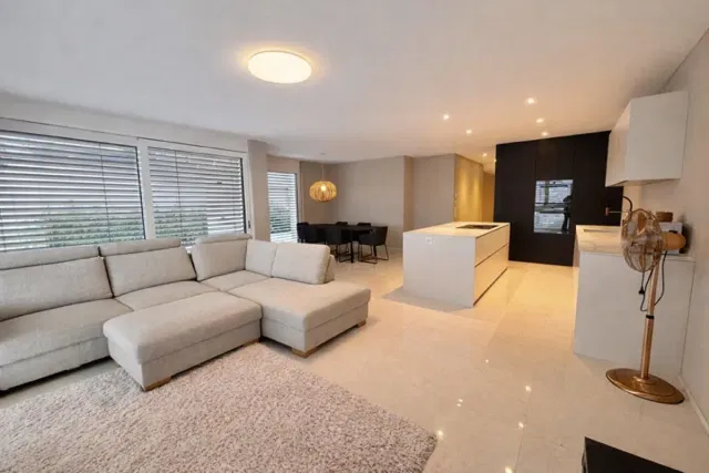 Salón; luz natural, estilo moderno, suelo de baldosas