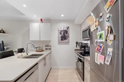 Kitchen; kitchen appliances, natural light, modern style