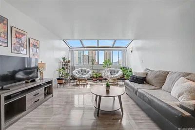 Salón; vista, luz natural, estilo moderno, suelo de baldosas