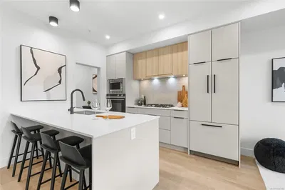 Kuchnia; sprzęt kuchenny, światło dzienne, styl nowoczesny, wyremontowany