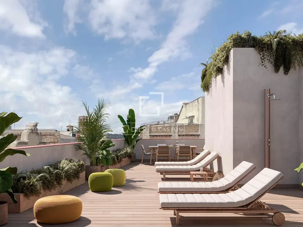 Terraço; luz natural, estilo moderno