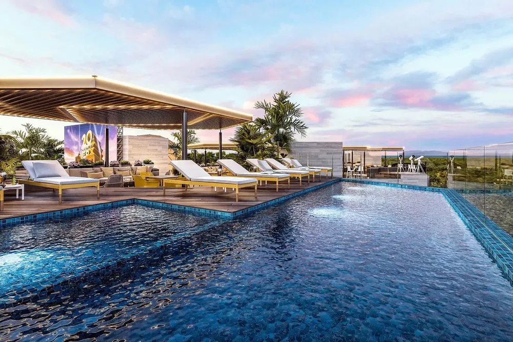 Terasa; výhled, přirozené světlo