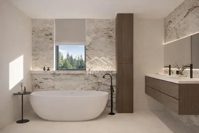 Bathroom; natural light, renovated, modern style