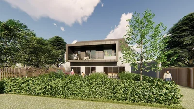 Haus und umgebung; blick