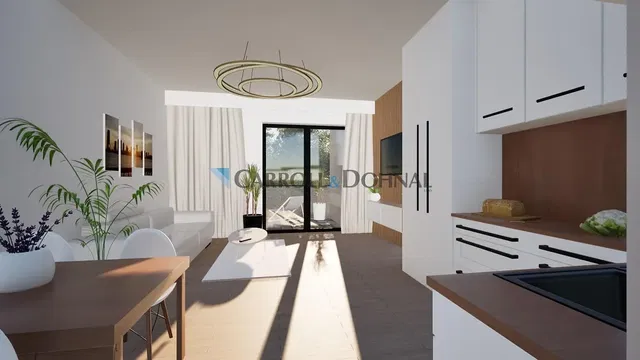 Kuchnia; widok, światło dzienne, styl nowoczesny