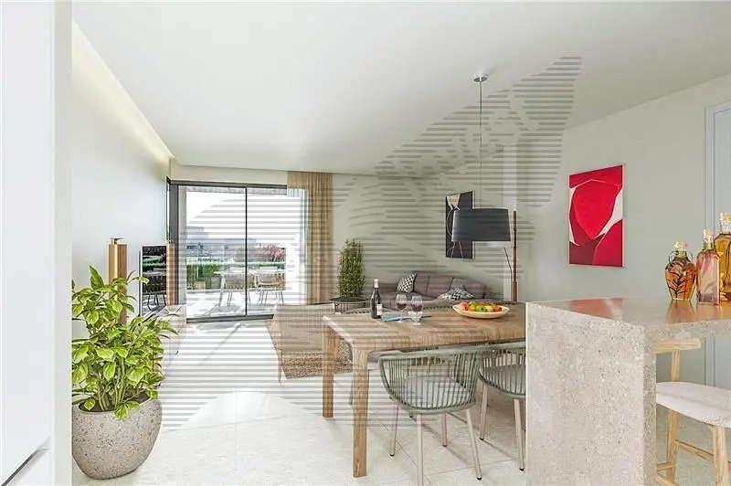 Salón; luz natural, estilo moderno